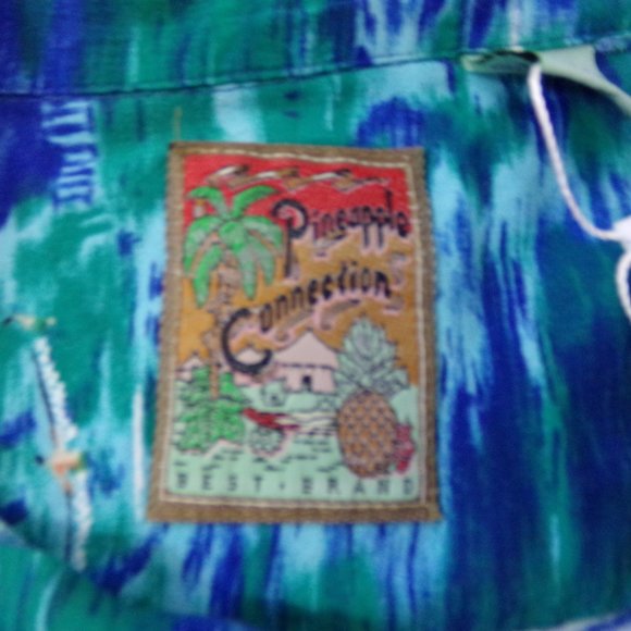 Men's Pineapple Connection Hawaiian Shirt XL - Picture 2 of 3